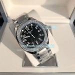Copy Patek Philippe 5167 Aquanaut Black Dial Diamond Bezel Watch 40MM